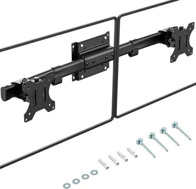Zdjęcie produktu dla Podwójny adapter do montażu monitora 13-27 cali VESA 75x75/100x100mm