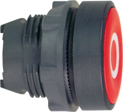 Produktbild von GS Drucktaster rund ZB5AA432 D rot mit Beschriftung O