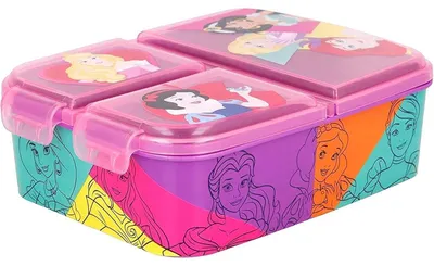 Productafbeelding van Lunchbox voor kinderen, met compartimenten, BPA-vrij, Princess