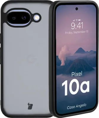 Produktbild von Handyhülle für Google Pixel 10a, Bizon Case Angelo, Getönte mit schwarzem Rahmen