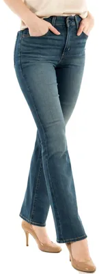 Produktbild von Levis Damen 725 HIGH Rise Bootcut MED Indigo - Worn IN, Lapis Speed, 24W / 32L E