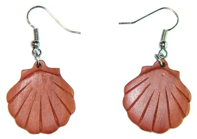 Produktbild von Ohrringe Muschel aus Sabo-Wood
