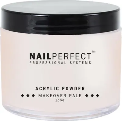 Image de NailPerfect Acrylic Powder Makeover Pale 100gr