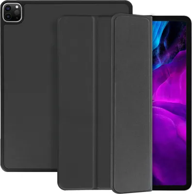 Produktbild von Cover für iPad Pro 12.9 2020 / 2018 / 2021 Standcase Betrachter / Tippen – Grau