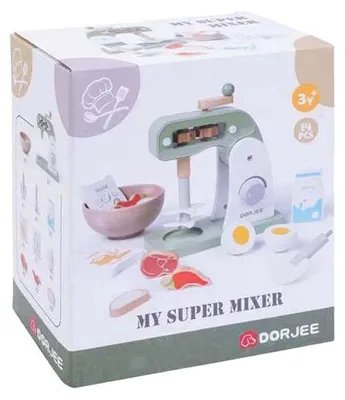 Produktbild von Holz Super Mixer Set - Küchenspielzeug 14-teilig für Kinder
