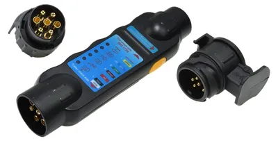 Obrázok produktu pre Tester zásuviek a zástrčiek prívesu s adaptérmi Geko