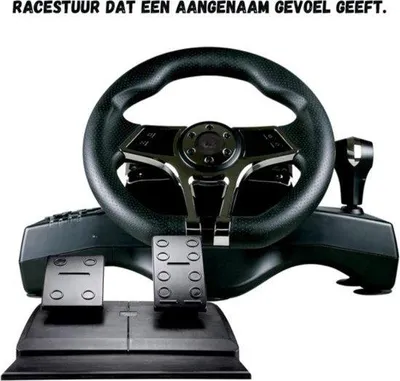 Obrázok produktu pre Závodný volant s pedálmi a integrovanou prevodovkou – PC/PS3/PS4/NINTENDO SWITCH