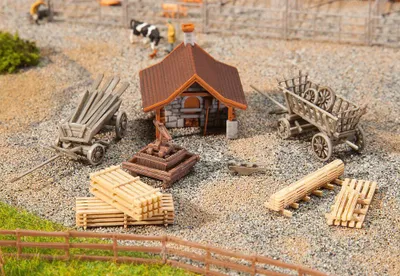 Produktbild von Faller 232359 - 1/160 / N Backhäuschen Mit Zubehör - Neu