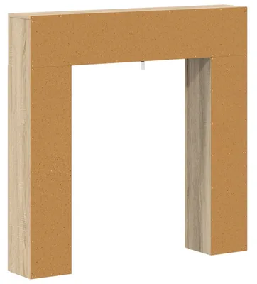 Obrázok produktu pre Obloženie krbu, dekor Sonoma, 102 x 18 x 100,5 cm, drevovláknitá doska