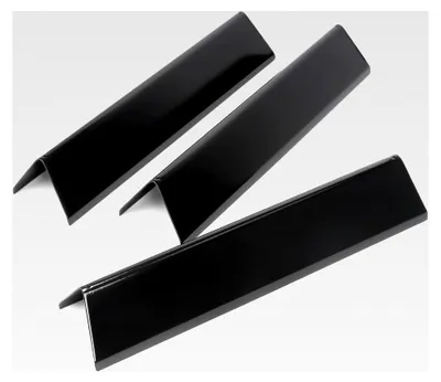 Produktbild von 38,9 cm Flavorizer Bar für Weber Spirit I E210/220 & II S210/S210 mit vorderen Brennerknöpfen, Brennerabdeckung, Flammenverteiler, Heizplatte, Aromaschienen Grill Ersatzteile, 3 Stück