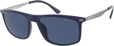 Produktbild von Emporio Armani 0EA4171U Sonnenbrille, Mattblau/Blau, Größe 57 für Herren, Matte Blue/Blue