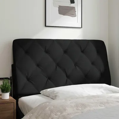 Immagine prodotto di vidaXL Cuscino per testiera nero 100 cm in tessuto