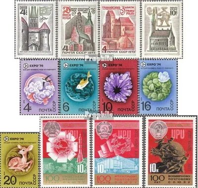 Produktbild von Briefmarken Sowjetunion 1973 Mi 4195-4198,4229-4233, 4285-4287 (kompl.Ausg.) gestempelt Historische Bauten