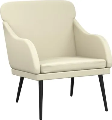 Produktbild von vidaXL Sessel Creme 63x76x80 cm Kunstleder
