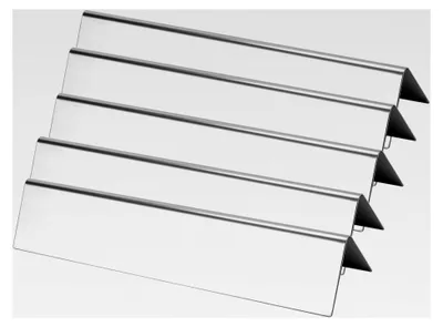 Produktbild von 5 Stück Edelstahl Flavorizer Bars für Weber Spirit I II 200 Serie E210, E220, S210, S220 mit vorderen Bedienknöpfen, 38,8 cm Hitzeschild für Gasgrill