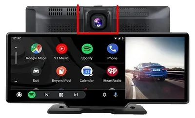 Immagine prodotto di Dashcam, telecamera anteriore 4K, doppia lente, DVR 4K 6M AHD