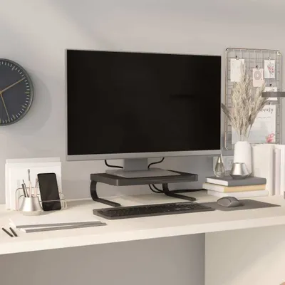 Produktbild von "2026 Promotion" Monitorständer Schwarz 37x28x11,5 cm - TV-Regal CC26828