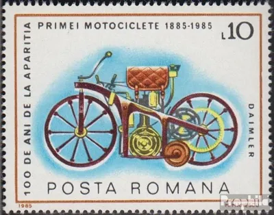 Produktbild von Briefmarken Rumänien 1985 Mi 4171 (kompl.Ausg.) postfrisch 100Jahre Motorräder