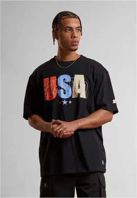 Obrázok produktu pre Pánske tričko Starter USA Oversized Tee black - M