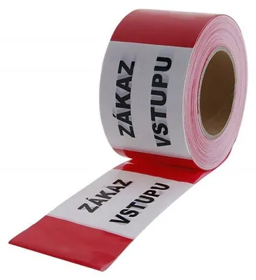 Obrázek produktu pro Levior Páska varovací 80mm x 250m ZÁKAZ VSTUPU