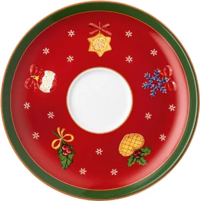 Produktbild von Hutschenreuther Kombi-Untertasse Happy Wintertime, Porzellan, Mehrfarbig, 16 cm, 02488-727470-14771