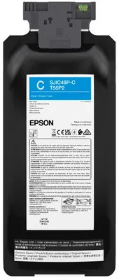 Zdjęcie produktu dla Epson SJIC48P-C, Cyjan, 480 ml, 1 szt., Jednopak