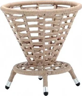 Image de Table basse Beige Meubles de luxe Patio Design Rotin Rond Moderne Meubles haut de gamme