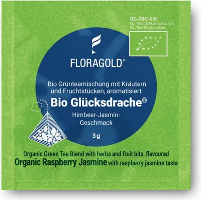 Produktbild von Floragold  Grüntee Glücksdrache®, 100 Pyramidenbeutel