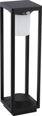 Produktbild von Lucande LED-Solarwegeleuchte Nilea, 50 cm, schwarz, Sensor