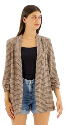 Produktbild von Pieces Boss 3/4 Printed Blazer Braun XS Damen Braun XS