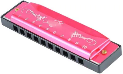 Obrázek produktu pro Profesionální harmonika s 10 otvory – vhodná pro začátečníky a děti