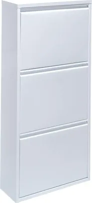 Produktbild von Skye Decor, Torino 3 - White, Schuhschrank, Weiß, 100% METALL, 50 x 15 x 104 cm