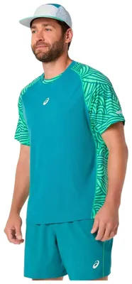 Image de T-shirt Asics PADEL COURT ALL OVER PRINT SS TOP pour Homme