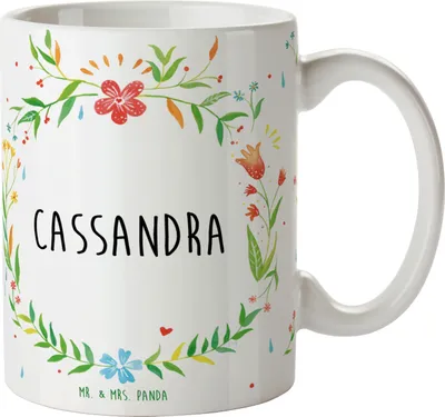 Produktbild von Mr. & Mrs. Panda Kaffeebecher Cassandra - Geschenk, Becher, Keramiktasse, Tasse, schöne, mit Spruch