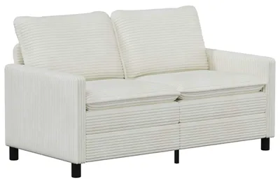Zdjęcie produktu dla vidaXL Sofa w kolorze kremowym 156 x 81 x 87,5 cm Poliester