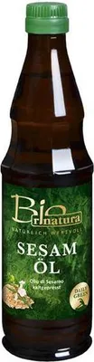 Produktbild von Rinatura Sesamöl kaltgepresst  500 Ml Flsche  VeganNussiges Aroma