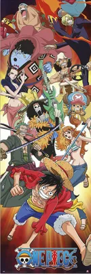Image de One Piece - Fight - Impression d'affiches - Taille 53x158 cm