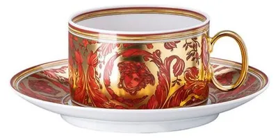 Produktbild von Versace by Rosenthal Teetasse Medusa Garland Red (2-teilig)