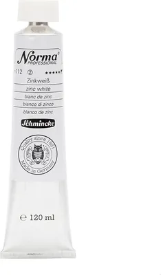 Produktbild von Schmincke 120ml Norma Professional Zinkweiss Öl 11 112 012