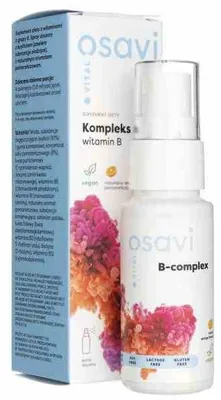 Imagen del producto de Osavi, complejo de vitamina B, 25 ml, en spray, sabor a naranja