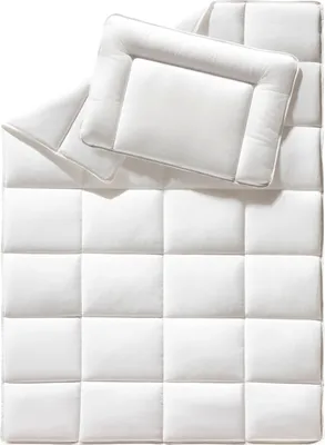 Produktbild von f.a.n. Kinder-Bettenset - Set aus Decke 100x135 cm und Kissen 40x60 cm, 100% Baumwolle