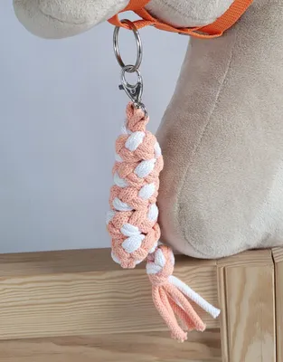 Obrázek produktu pro Provázkový úvaz Hobby Horse - bílý a oranžový