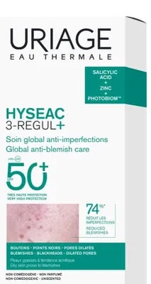 Productafbeelding van Uriage Hyseac 3-regul+ SPF50 (50 ml)