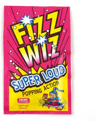 Produktbild von Fizz Wiz Popping Candy Cherry (Karton mit 50)