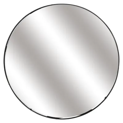 Obrázek produktu pro Dekorativní ZRCADLO S POLIČKOU Cirko 45 cm ČERNÉ