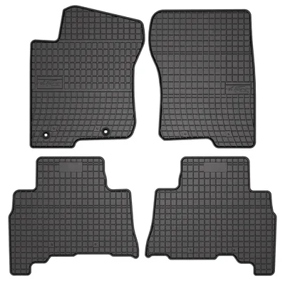 Produktbild von Gummi-Fußmatten für Toyota Land Cruiser J150 2009- – 4-tlg, Schwarz, passgenau – Wielganizator SolidPRO