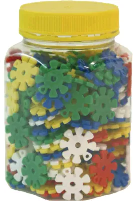 Produktbild von EDUPLAY 120-013 Steckblumen in Kunststoffglas, bunt, 170-teilig (1 Set)