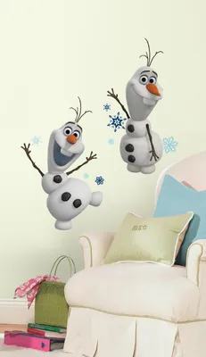 Produktbild von Disney - Frozen / Die Eiskönigin Wandtattoo - 25 Elemente 'Olaf'