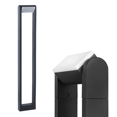 Produktbild von MasterLED Gartenleuchte LED Santina 80cm - 4000K Neutralweiß - Anthrazit - IP54 Wetterfest - Moderne Wegbeleuchtung