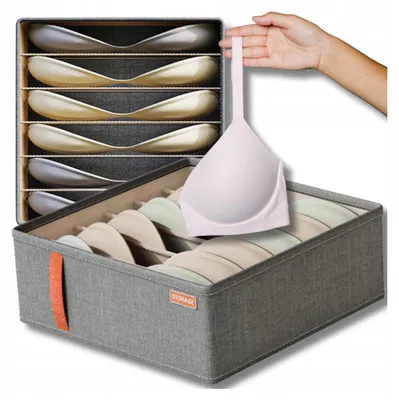 Immagine prodotto di EDIBAZZAR | Organizzatore per reggiseno e biancheria intima, inserto per armadi a scomparti